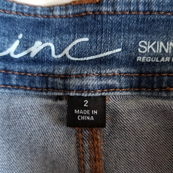 INC Skinny Leg Jeans Sz 2 - Picture 4 of 8
